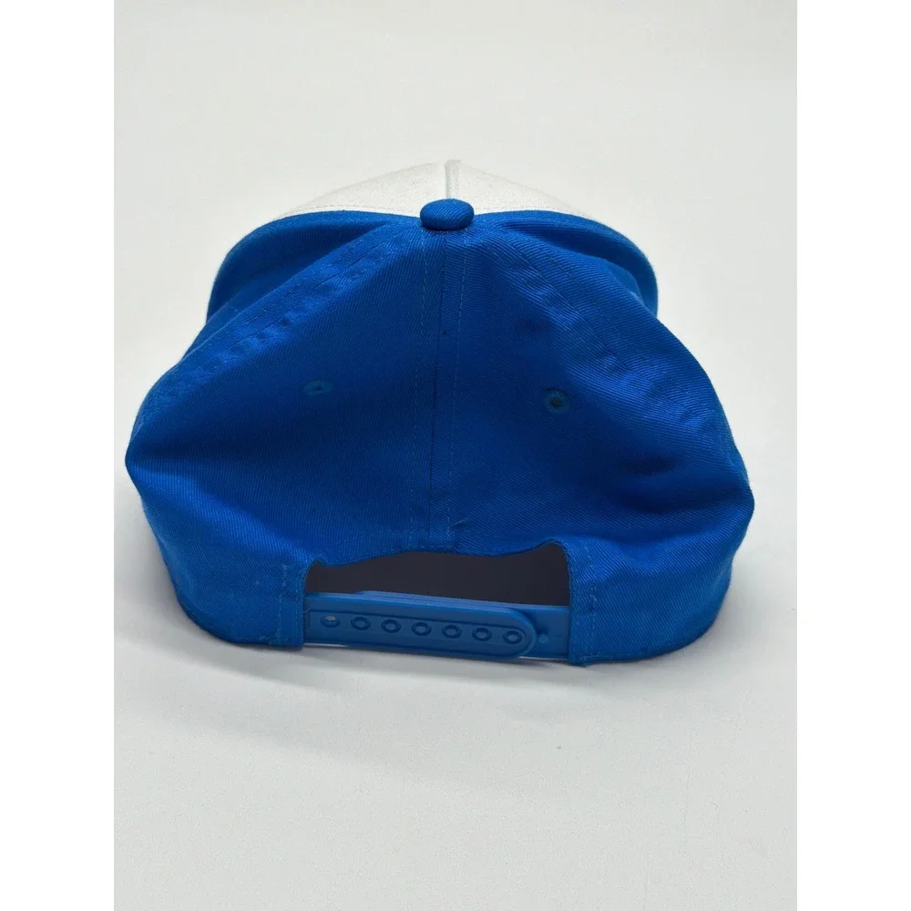Pokemon Pikachu Blue White Youth Snapback Hat‎ #025 Graphic Baseball Cap OSFM